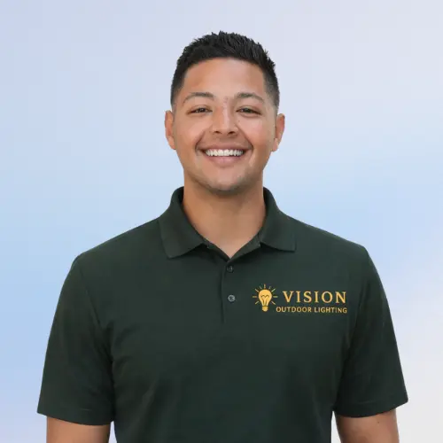 Juan Menchaca in uniform - Vision Outdoor Lighting