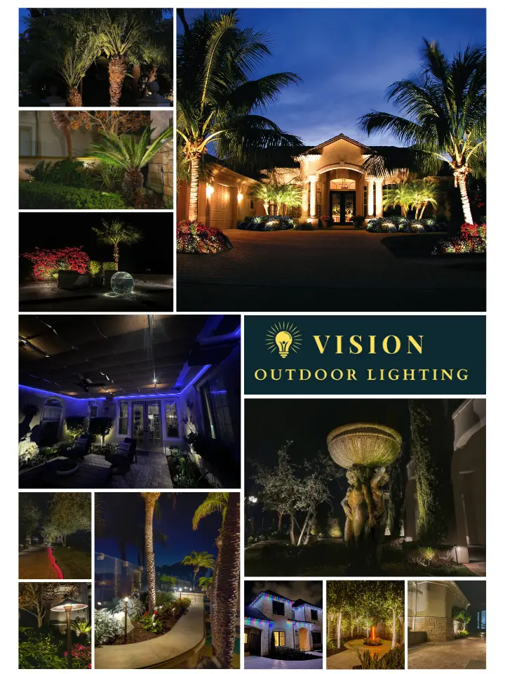 Vision Outdoor Lighting - holiday lighting installation for commercial and residential properties