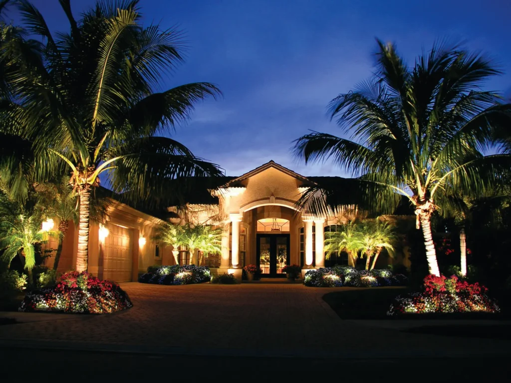 custom outdoor accent lighting in orange county ca