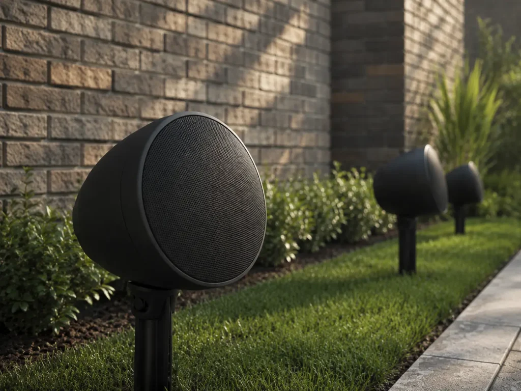 Outdoor audio speakers
