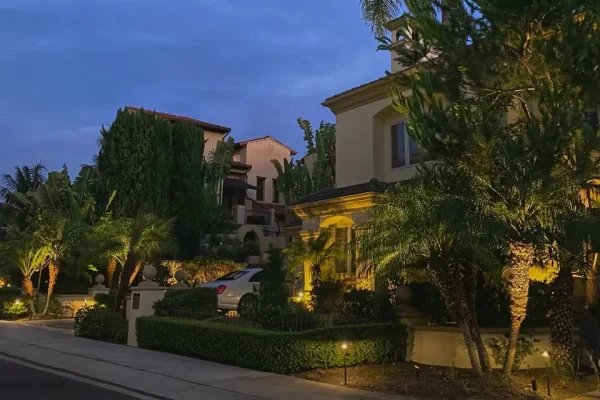 Ocean Ranch, Laguna Niguel Outdoor lighting project facade